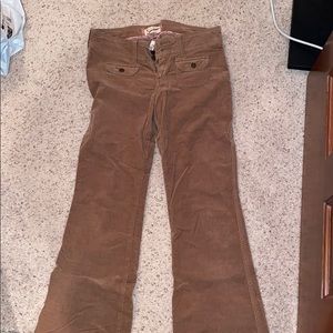 Abercrombie brown corduroy pants
